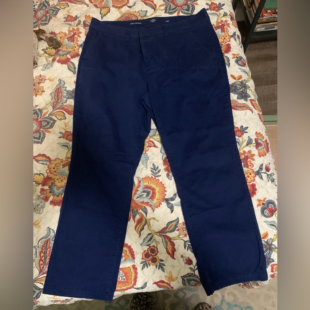 Women’s navy blue pant 16W, St John’s Bay